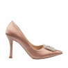 Elegante Damenschuhe 1339 Satin Nude