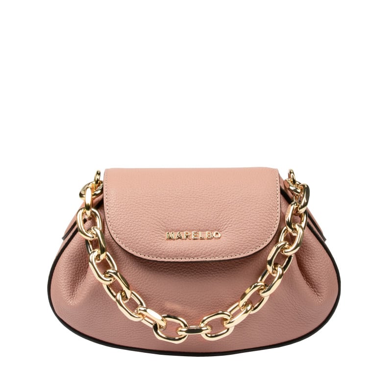 Damen-Schultertasche 027g puderrosa