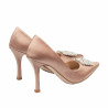 Elegante Damenschuhe 1339 Satin Nude