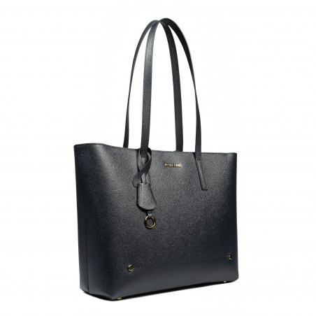 Damen-Umhängetasche 034g Indigo Safiano