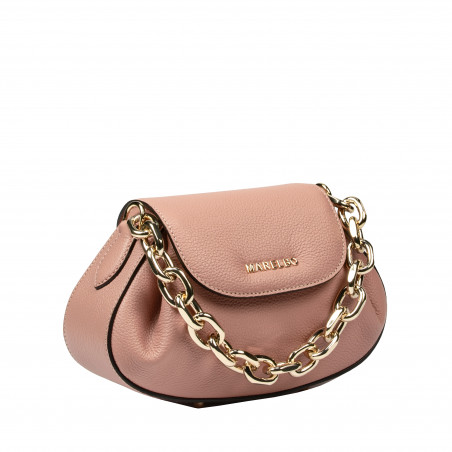 Damen-Schultertasche 027g puderrosa