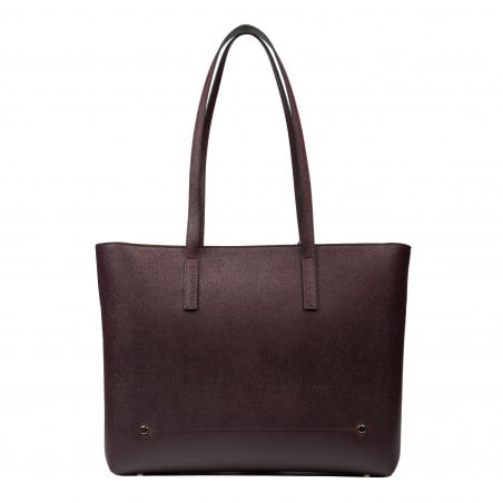Damentasche zum Umhängen 034g burgundy safiano