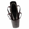 Damentasche zum Umhängen 034g burgundy safiano