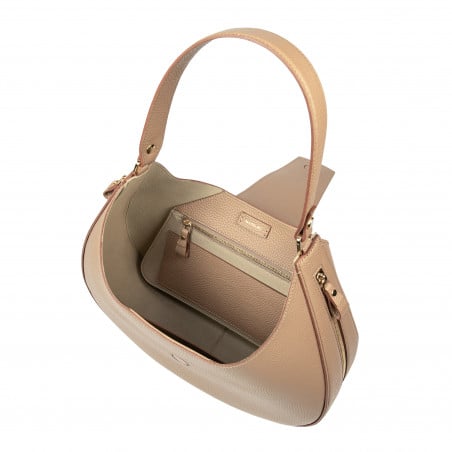 Damentasche Schultertasche 036g Cappuccino