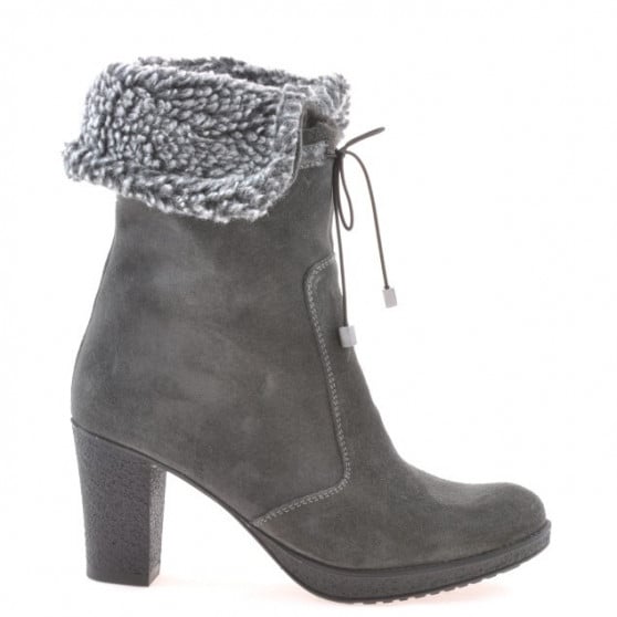 Damenstiefel 3266 anthrazit Velours
