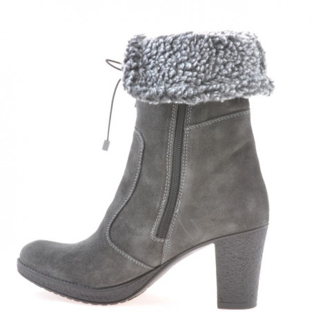 Damenstiefel 3266 anthrazit Velours