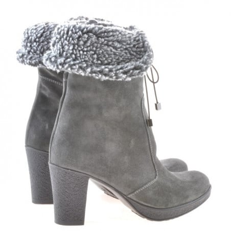 Damenstiefel 3266 anthrazit Velours