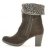 Damenstiefel 3266 Kaffee Veloursleder