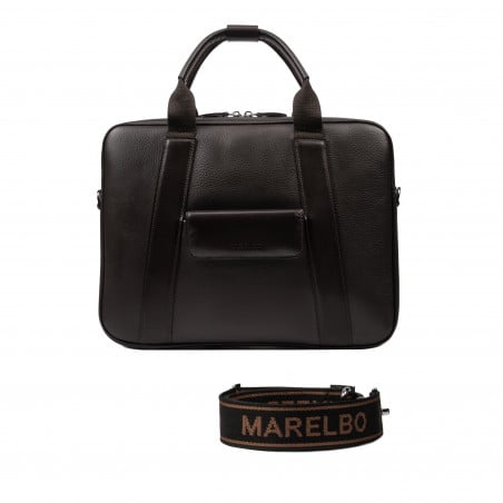 Laptop-Tasche 302g 01 Dunkelbraun