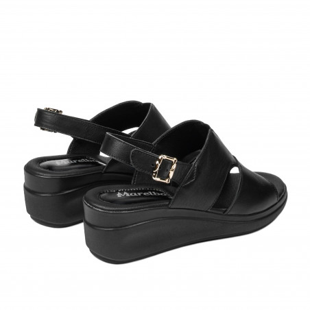 Damensandalen 5116 Schwarz