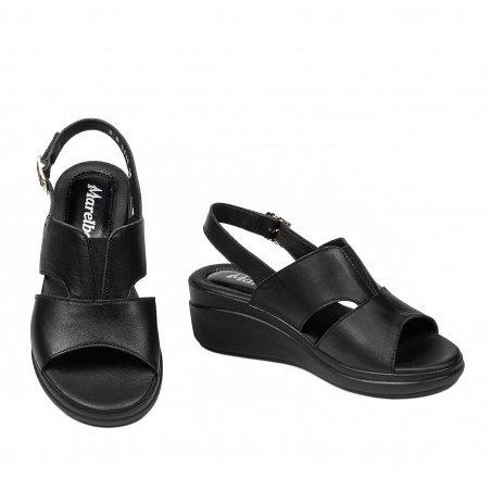 Damensandalen 5116 Schwarz