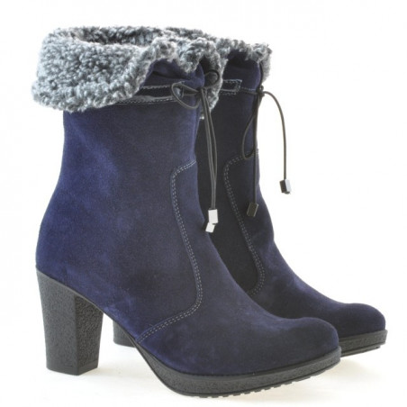 Damenstiefel 3266 indigo Velours