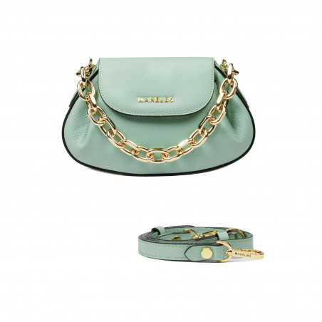 Damentasche Schultertasche 027g Mintgrün