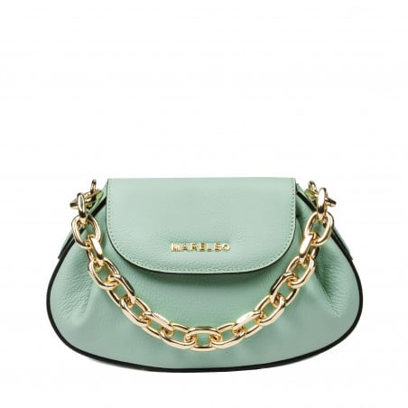 Damentasche Schultertasche 027g Mintgrün