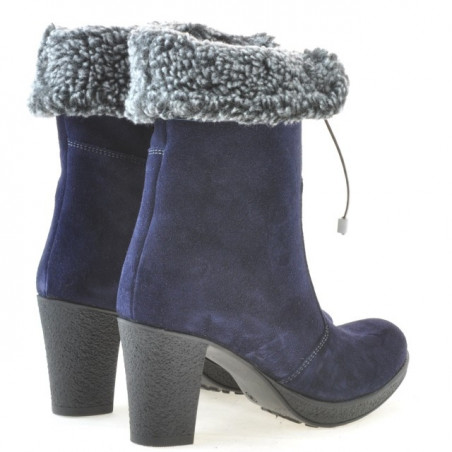 Damenstiefel 3266 indigo Velours