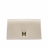 Damentasche Schultertasche 029g beige satiniert