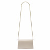 Damentasche Schultertasche 029g beige satiniert