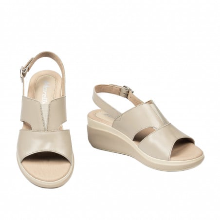 Damensandalen 5116 Sandfarbe