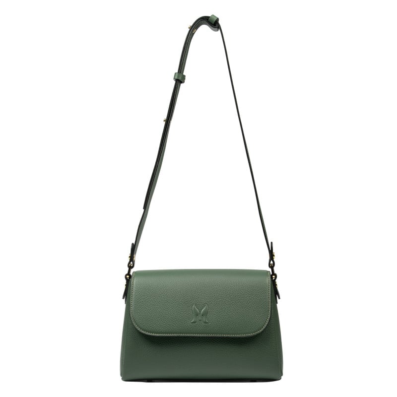 Damentasche zum Umhängen 040g Forest Green
