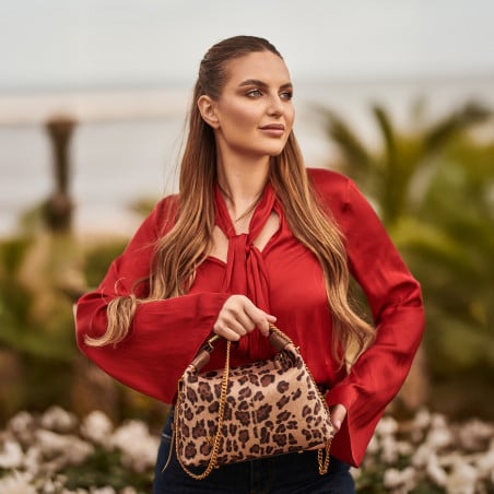 Damentasche 037g Cavallino Leopard lifestyle