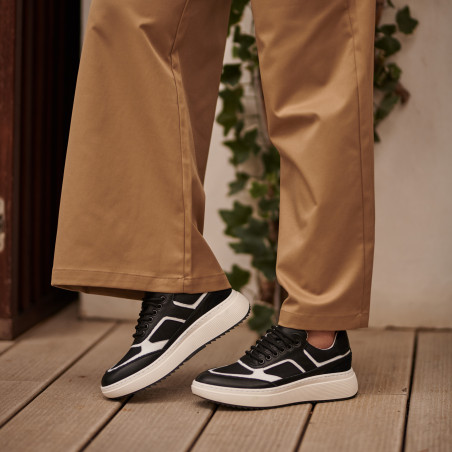 Damen-Sportschuhe 6087 schwarz kombiniert lifestyle