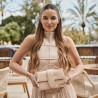 Damentasche Schultertasche 028g Croco Beige lifestyle