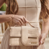 Damentasche Schultertasche 028g Croco Beige lifestyle