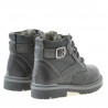 Kleinkinderstiefel 21c schwarz+grau