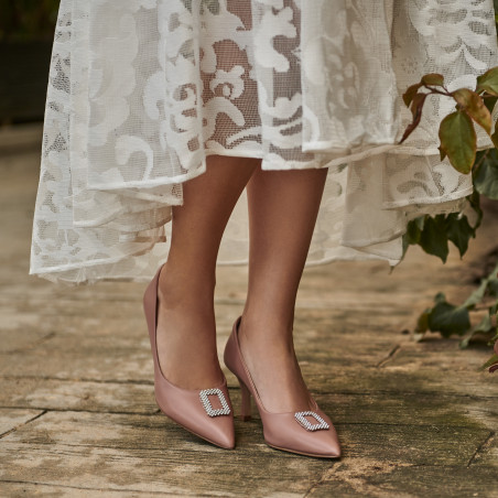 Elegante Damenschuhe 1318 nude lifestyle