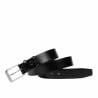 Herren Gürtel 15-1b glänzend schwarz