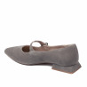 Damen-Ballerinas 1340 Sand Velours