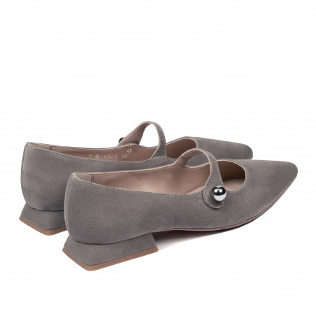 Damen-Ballerinas 1340 Sand Velours