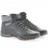 Herrenschuhe 460 schwarz+grau