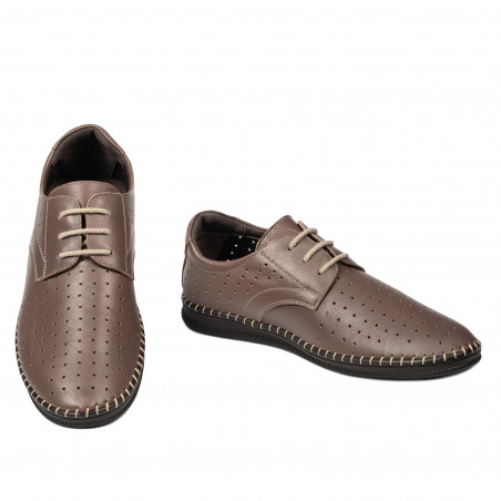Herrenschuhe Mokassins 988 Cappuccino