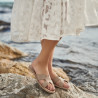 Damensandalen 5111 Sandfarbe lifestyle