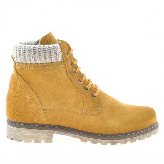 Damenstiefel 3269 gelb Velours Damenstiefel 3269 gelb Velours