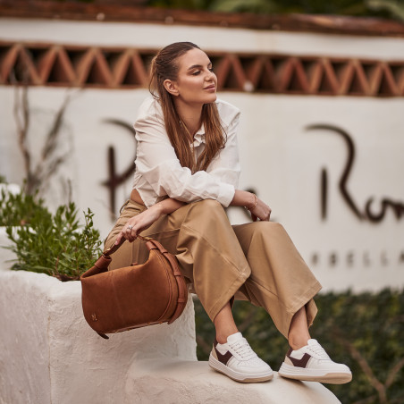 Damen Sportschuhe 6088 weiß+beige lifestyle