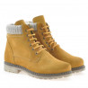 Damenstiefel 3269 gelb Velours