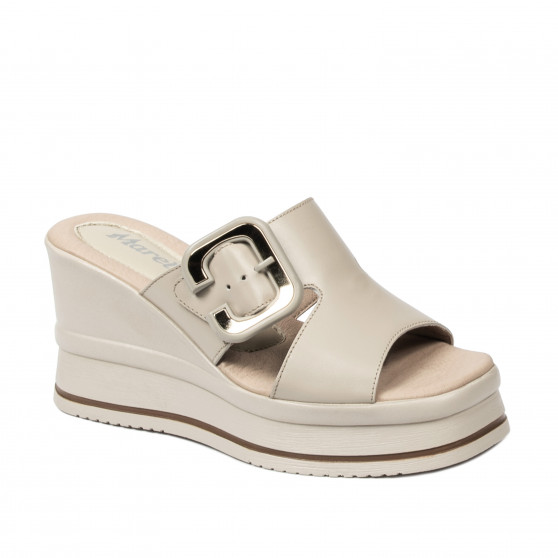 Damensandalen 5114 Sandfarbe