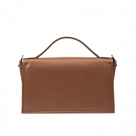 Handtasche Damen Hand 039g Cognac Braun