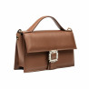 Handtasche Damen Hand 039g Cognac Braun