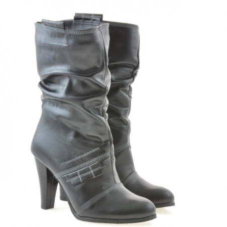 Damenstiefel 1114 schwarz