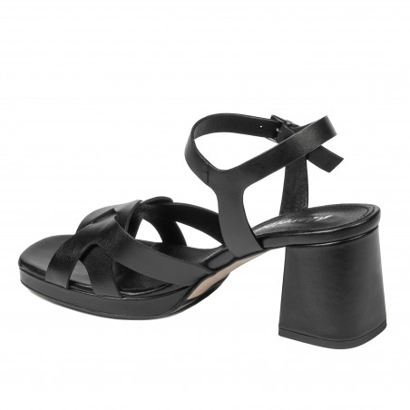 Damensandalen 1307 schwarz