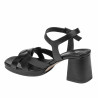 Damensandalen 1307 schwarz