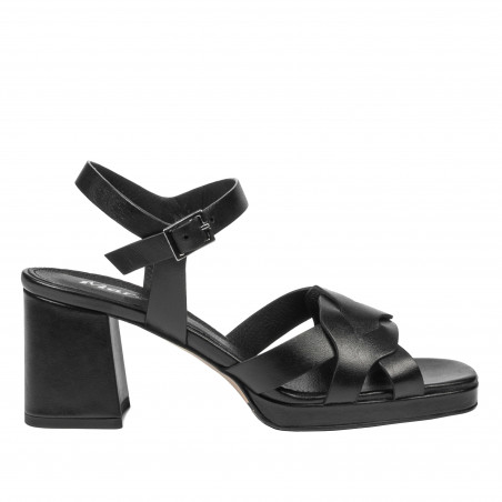 Damensandalen 1307 schwarz