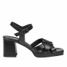 Damensandalen 1307 schwarz
