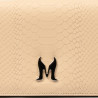 Damentasche Schultertasche 029g 01 Croco Nude