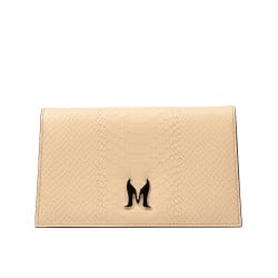 Damentasche Schultertasche 029g 01 Croco Nude