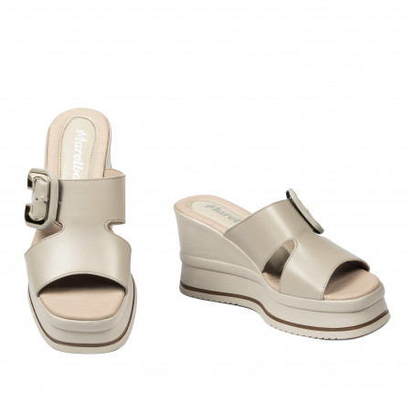 Damensandalen 5114 Sandfarbe