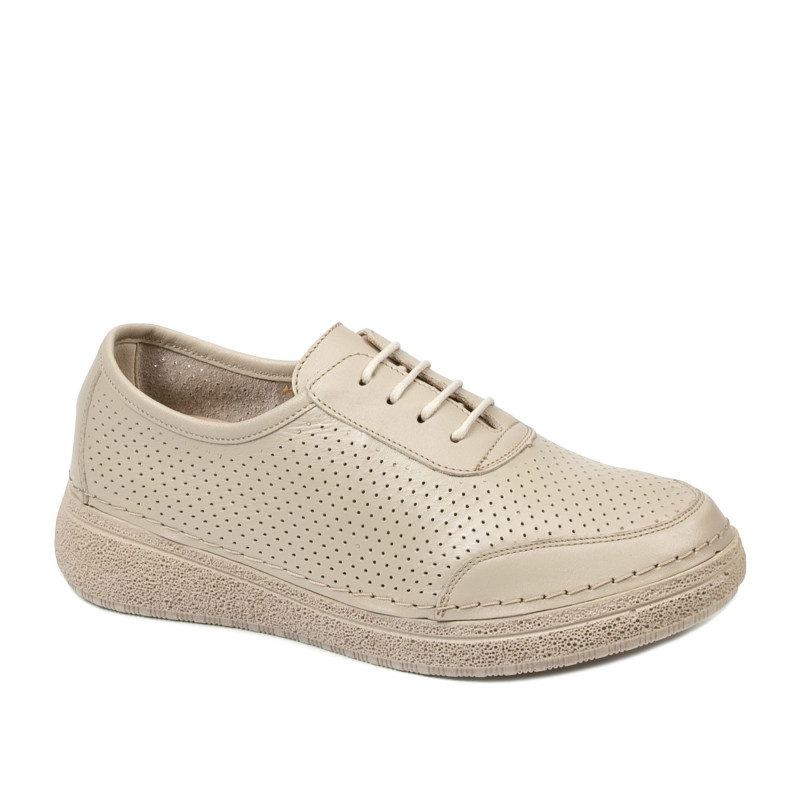 Damen-Mokassins 6090m Sandfarbe